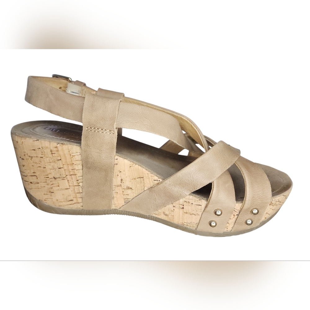Bussola Formentera Cross Straps Wedge Sandals, Womens 37 EU (6-6.5 US) - Picture 7 of 14